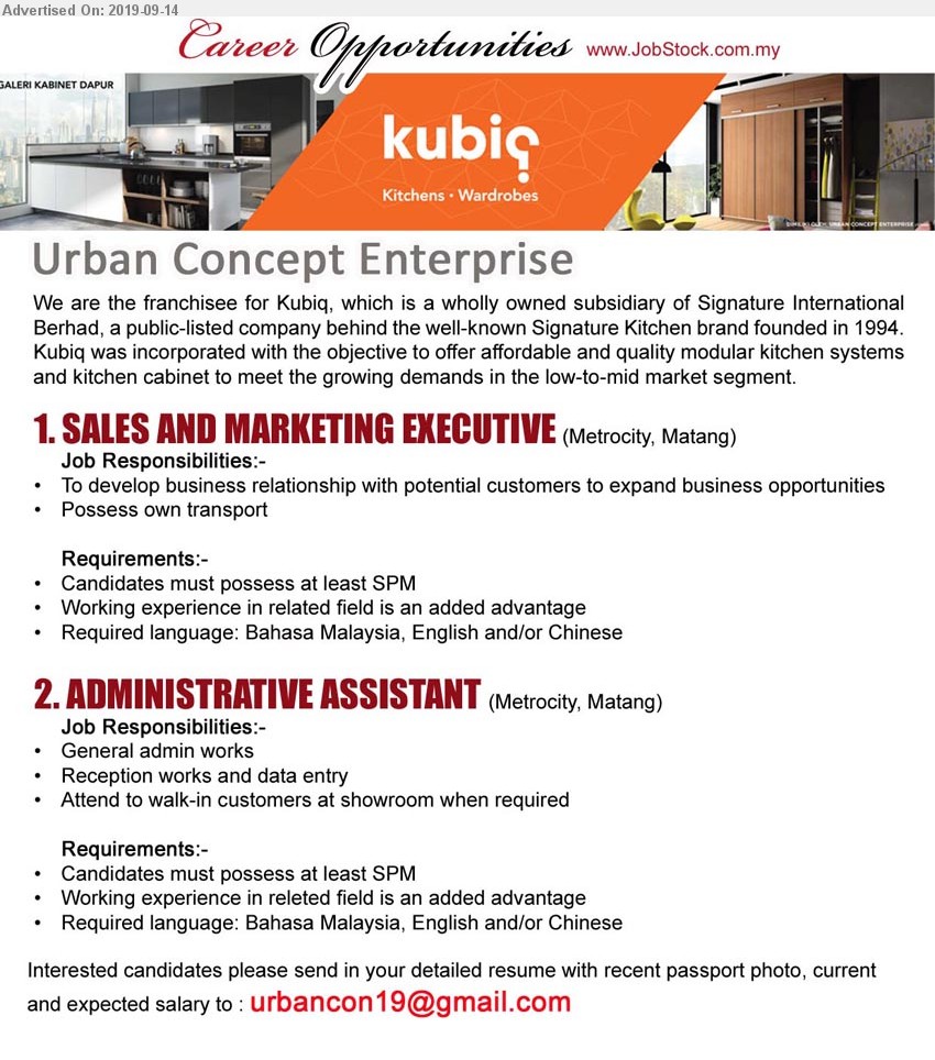 Mudah. com job vacancy selangor