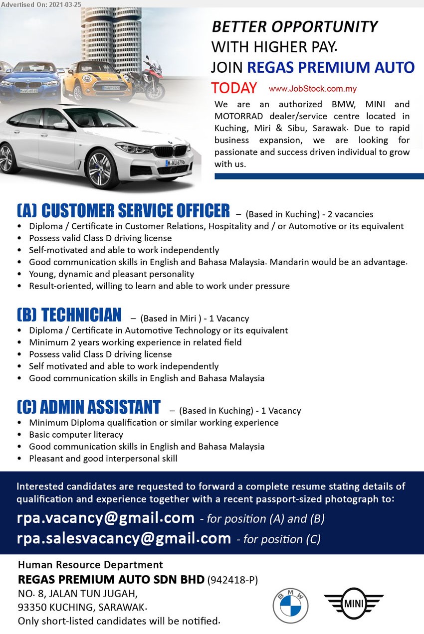 Boulevard Kuching Vacancy - Job Vacancy Venue Boulevard Imperial Mall