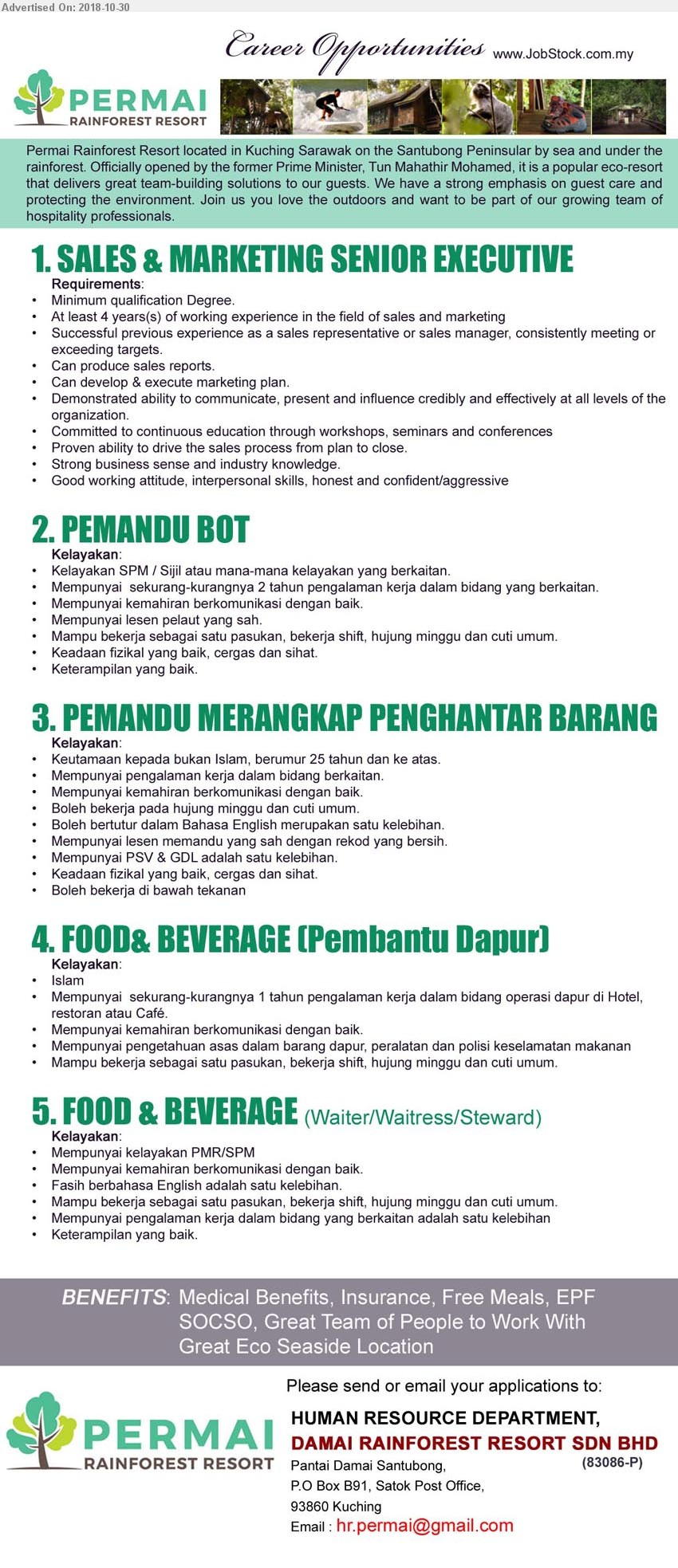 Adver Detail Permai Rainforest Resort 641691288272